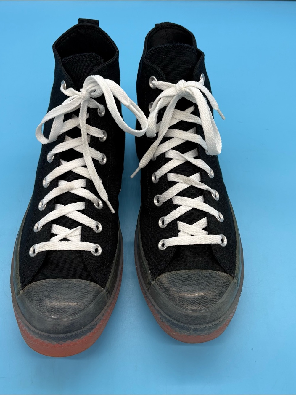 Converse Chuck Taylor All Star CX High in Black/Clear/Wild Mango